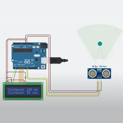Cool Arduino Ultrasonic Transducer Distance Measurement With Tinkercad | tecno4 | Scoop.it