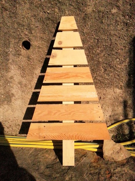 Little Pallet Christmas Tree / Sapin En Pallette | 1001 Pallets ideas ! | Scoop.it