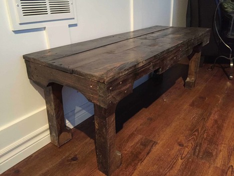 A Dark Walnut Extra Long Coffee Table | 1001 Pallets ideas ! | Scoop.it