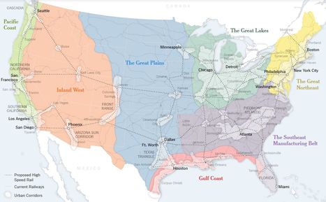A NEW Map for America | URBANmedias | Scoop.it
