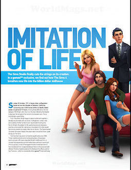Infos données par l'article "Imitation of Life" du magazine Games™ << SIMSoucis | Les Sims | Scoop.it