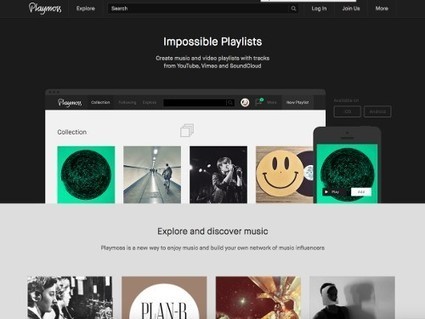 Playmoss, créer des playlists de YouTube, Vimeo et SoundCloud | Autour du Web | -thécaires | Espace musique & cinéma | Scoop.it