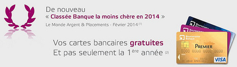 Boursorama Banque Gratuit : Banque la moins chère 2014 : cartes bancaires et nombreux services gratuits | Logiciel Gratuit Licence Gratuite | Scoop.it