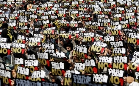 14.000 personas marchan en Tokio contra giro militarista de Shinzo Abe | MOVIMIENTOS SOCIALES | Scoop.it
