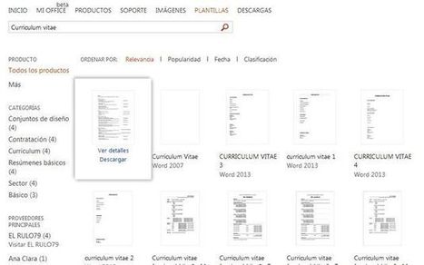 Plantillas gratuitas de CV para editar en Word | TIC-TAC_aal66 | Scoop.it