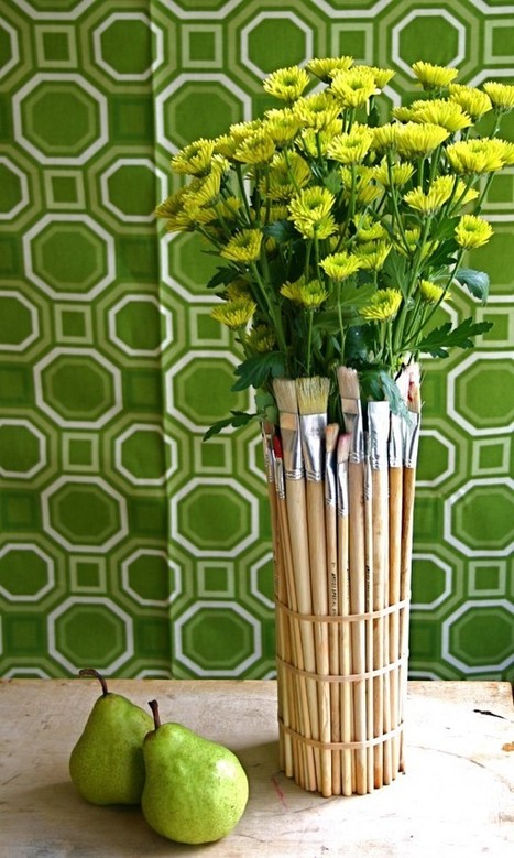 Idee fai da te: decorare con i pennelli (senza dipingere) | Fai da te hobby | Scoop.it