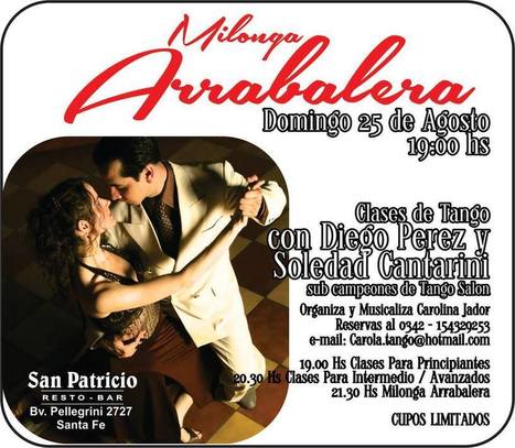 Santa Fe: Milonga Arrabalera | Mundo Tanguero | Scoop.it