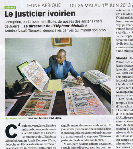 Le justicier ivoirien | DocPresseESJ | Scoop.it