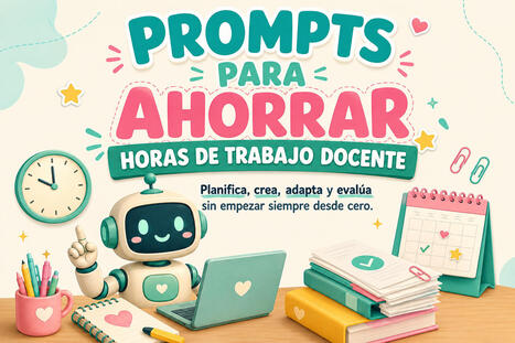 8 prompts para docentes con IA para ahorrar tiempo&nbsp; | TIC & Educaci&oacute;n | Scoop.it