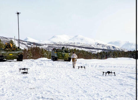 Norwegian soldiers drop tennis balls on tanks to test drone tactics | DEFENSE NEWS | Scoop.it
