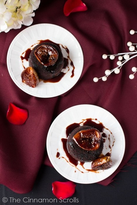 Mini Chocolate Wine Cakes with Balsamic Glazed Figs | The Cinnamon Scrolls | Candy Buffet Weddings, Favors, Events, Food Station Buffets and Tea Parties | Scoop.it