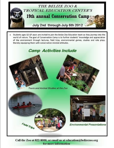 Belize Zoo's 19th Annual Conservation Camp | Cayo Scoop!  The Ecology of Cayo Culture | Scoop.it