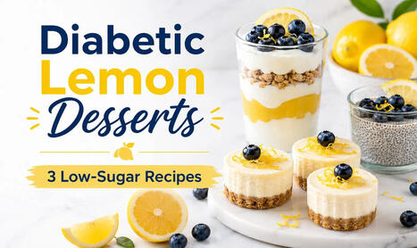 Diabetic Lemon Desserts: 3 Low-Sugar Lemon Recipes | Diabetes Knowledge | Scoop.it