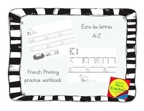 French Alphabet Printing Practice - Ecris les lettres de A-Z | Primary French Immersion Education | Scoop.it