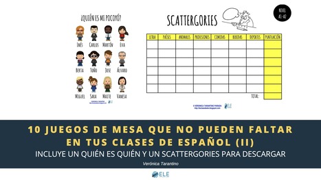10 juegos de mesa que no pueden faltar en tus clases de español (II) | Español para los más pequeños | Scoop.it