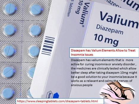 are diazepam sleeping tablets