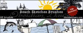 Hand-Drawn Photoshop Brushes Collection | Drawing References and Resources | Scoop.it