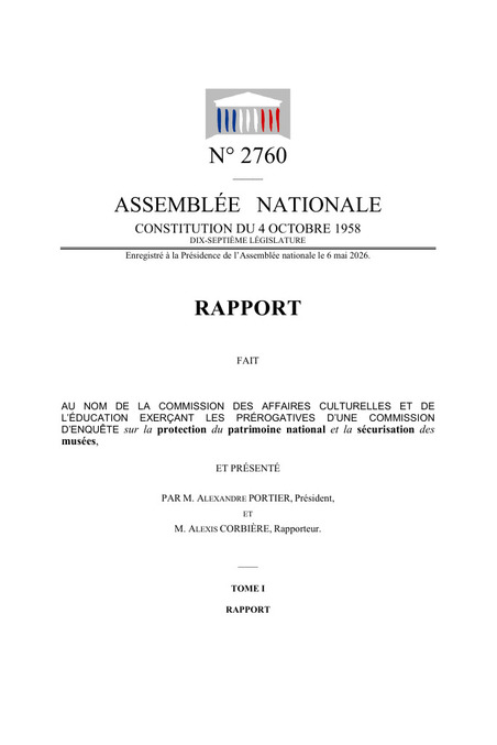 Les mus&eacute;es fran&ccedil;ais, notamment ceux d&eacute;tenus par les collectivit&eacute;s locales, sont insuffisamment pr&eacute;par&eacute;s pour faire face aux risques li&eacute;s &agrave; la s&eacute;curit&eacute; des &oelig;uvres et des personnes | Veille juridique du CDG13 | Scoop.it