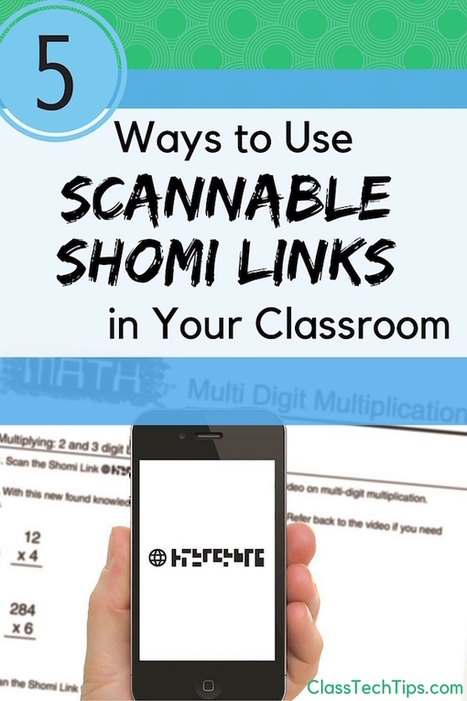 Five ways to use scannable Shomi Links in the classroom - Class Tech Tips | Creative teaching and learning | Scoop.it