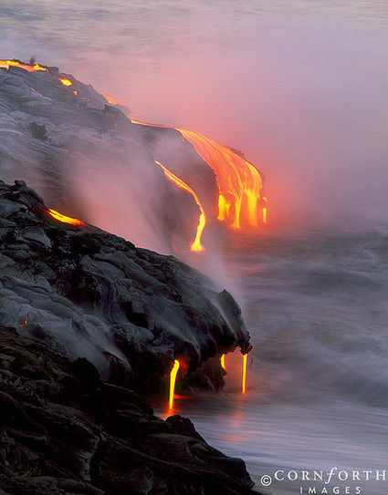 Lava Ocean Entry | My Photo | Scoop.it
