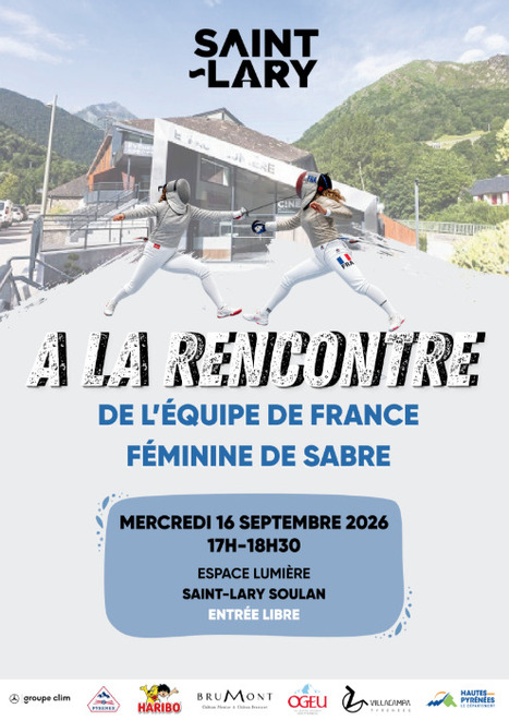 Rencontre avec l'&eacute;quipe de France f&eacute;minine de sabre &agrave; Saint-Lary Soulan le 16 septembre | Vall&eacute;es d'Aure & Louron - Pyr&eacute;n&eacute;es | Scoop.it