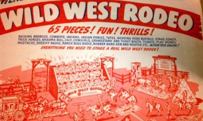 Vintage Wild West Rodeo Toy Thrills & Chills | Antiques & Vintage Collectibles | Scoop.it