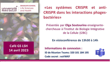 Cafés de la GS LSH - 14 avril 2023 | Life Sciences Université Paris-Saclay | Scoop.it