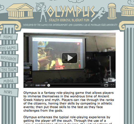 Olympus by the Games for Enterment Learning Lab at MSU | Digital Delights - Avatars, Virtual Worlds, Gamification | Scoop.it