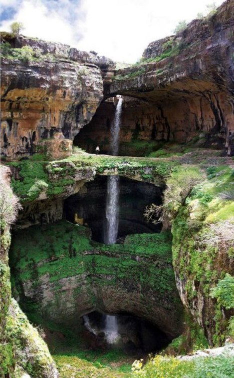 Baatara gorge waterfall | Fictitious or real explorers and adventurers | Scoop.it
