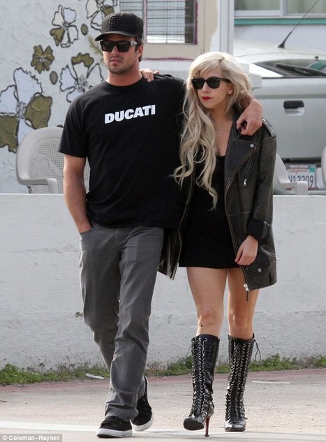 MailOnline | Lady Gaga looks smitten as she makes a rare public appearance with boyfriend Taylor Kinney in California | Ductalk: What's Up In The World Of Ducati | Scoop.it