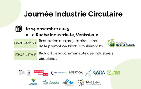 Journée Industrie Circulaire le 14 novembre | rev3 - la 3ème révolution industrielle en Hauts-de-France | Scoop.it