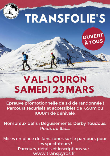 Promotion du ski de randonnée par la Transpyros le samedi 23 Mars  | Vallées d'Aure & Louron - Pyrénées | Scoop.it