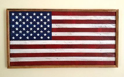 American Flags made from salvaged wood | 1001 Recycling Ideas ! | Scoop.it