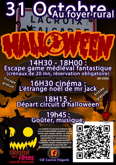 Halloween organis&eacute; par le comit&eacute; des f&ecirc;tes | Lacroix-Falgarde | Scoop.it