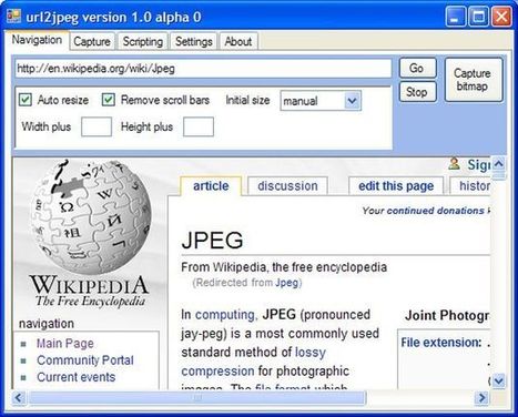 URL2JPEG, control total para tomar screenshots de sitios web | @Tecnoedumx | Scoop.it