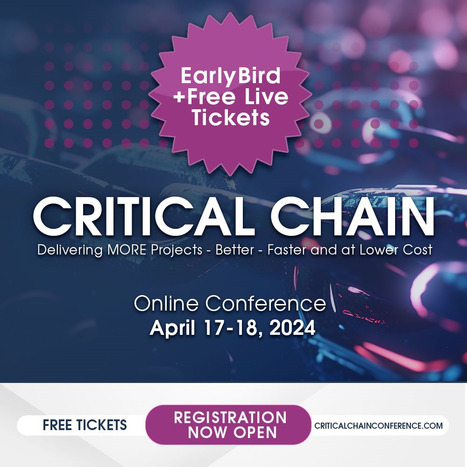Annual (TOC) Critical Chain Online Conference 17-18 April 2024 | Theory Of Constraints | Scoop.it