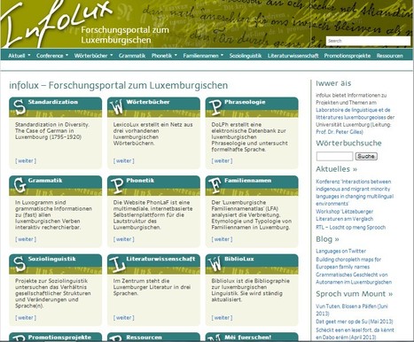 Infolux - Forschungsportal zum Luxemburgischen | Luxembourg (Europe) | Scoop.it