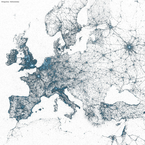 La Carte de la Twittosphère en  Europe | KILUVU | Scoop.it