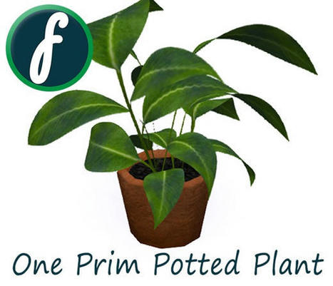 Freebies & Bargains -1 Prim Potted Plant – MP 0 Linden - #Secondlife -  | Second Life Freebies and bargains | Scoop.it