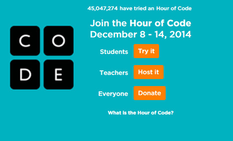 The Hour of Code is coming - CODE.org | 21st Century Learning and Teaching | Scoop.it