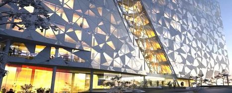 Si ispira a un ghiacciaio il nuovo edificio a uffici di Snøhetta | Edifici Ecosostenibili e Biocompatibili | Scoop.it