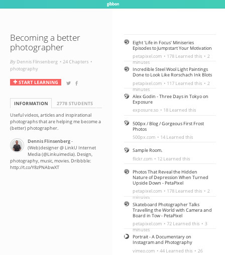 Curate Your Learning Playlist on Any Topic with Gibbon.co | BeBetter | Scoop.it