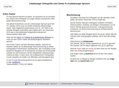 ZLS - Orthographie | #Luxembourg #Lëtzebuergesch #LOD #Europe | Luxembourg (Europe) | Scoop.it