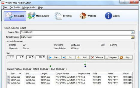 Free Audio Cutter, programa gratis para cortar y unir archivos de audio | TIC & Educación | Scoop.it