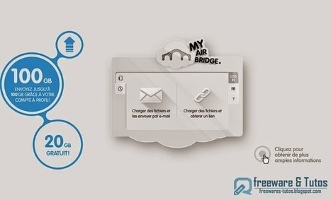 MyAirBridge : un service en ligne pour envoyer ou partager gratuitement des gros fichiers jusqu’à 20 Go | Freewares | Scoop.it