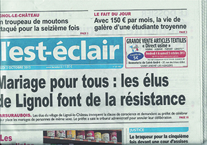L’objection de conscience du conseil municipal de Lignol le Château - Objection ! | MariageGay | Scoop.it