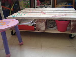 Table basse avec rangement et roulettes #DIY #tuto | DIY Palettes | Scoop.it