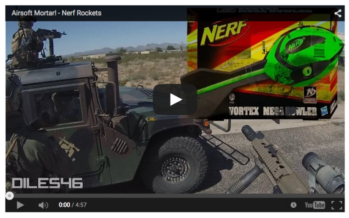 Airsoft Mortar! - Nerf Rockets! - DILES46 on YouTube! | Thumpy's 3D House of Airsoft™ @ Scoop.it | Scoop.it