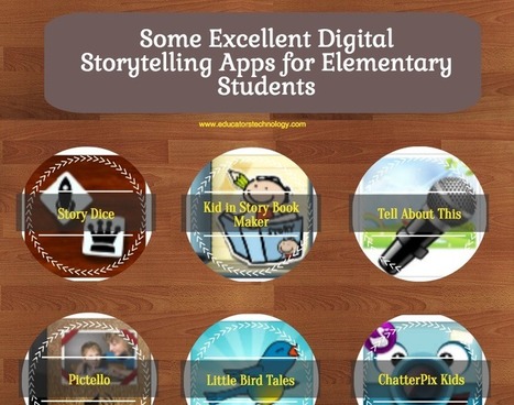 Some of The Best Digital Storytelling Apps for Elementary Students - Educators Technology | Cultivating Creativity | Scoop.it