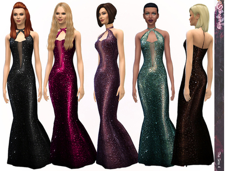 Simsimay's Sheer Glamour Gown (TSR) | Les Sims | Scoop.it